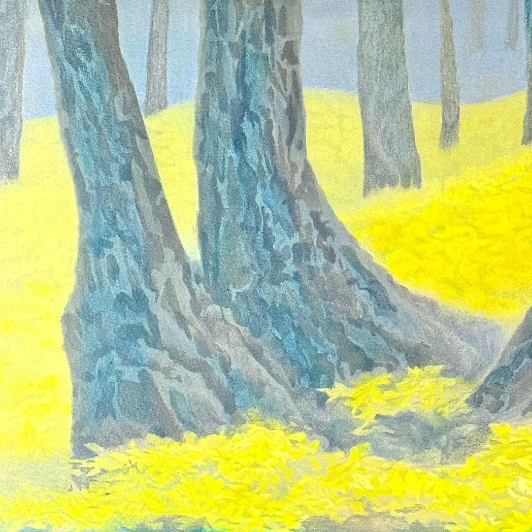 真作保証 東山魁夷 【冬映】 リトグラフ 美品 限定 250 1997年 希少