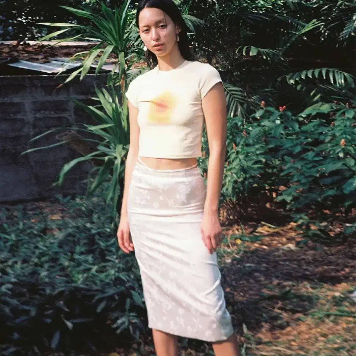 ヌアヌ Dahlia Skirt Ivory スカート