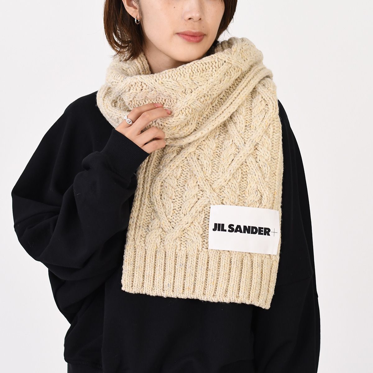 ジルサンダー マフラー 直営店買付☆JIL SANDER ウール モヘア