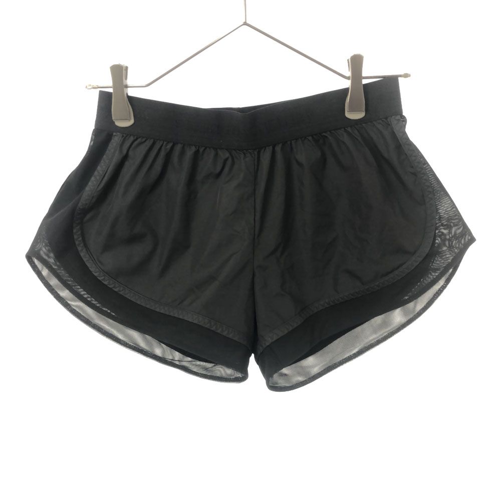アディダスバイステラマッカートニー トレーニング ショートパンツ ブラック adidas by Stella McCartney メッシュ レディース