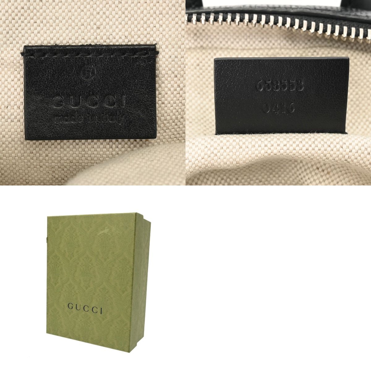 最短発送！ グッチ GGエンボス ブラック 658553 メンズ レザー ショルダーバッグ 絶対にあなたの一番選択！