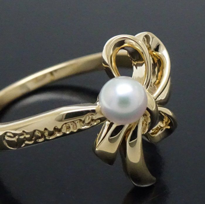 MIKIMOTO k18YG ベビーパールリング 12.5号