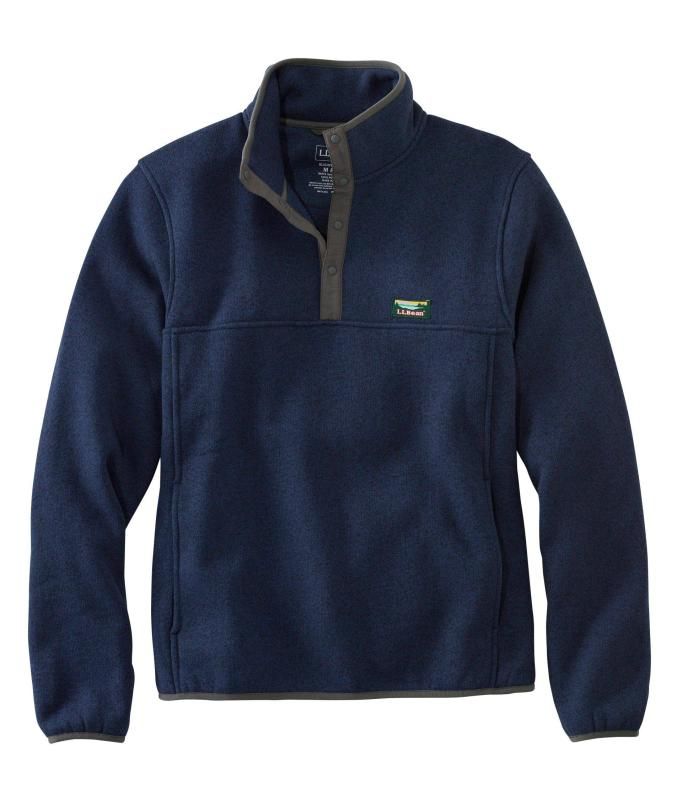 L.L.Bean エルエルビーン メンズ エル エル ビーン セーター フリース プルオーバー 米国フィット レギュラー L ブライトネイビー