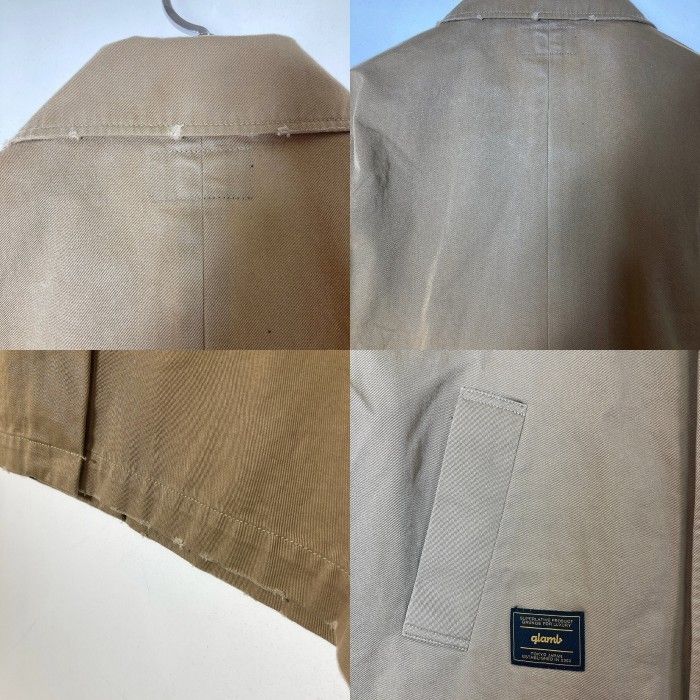 ☆glamb グラム ロングコート ダメージ加工 ベージュ Size3 - メルカリ