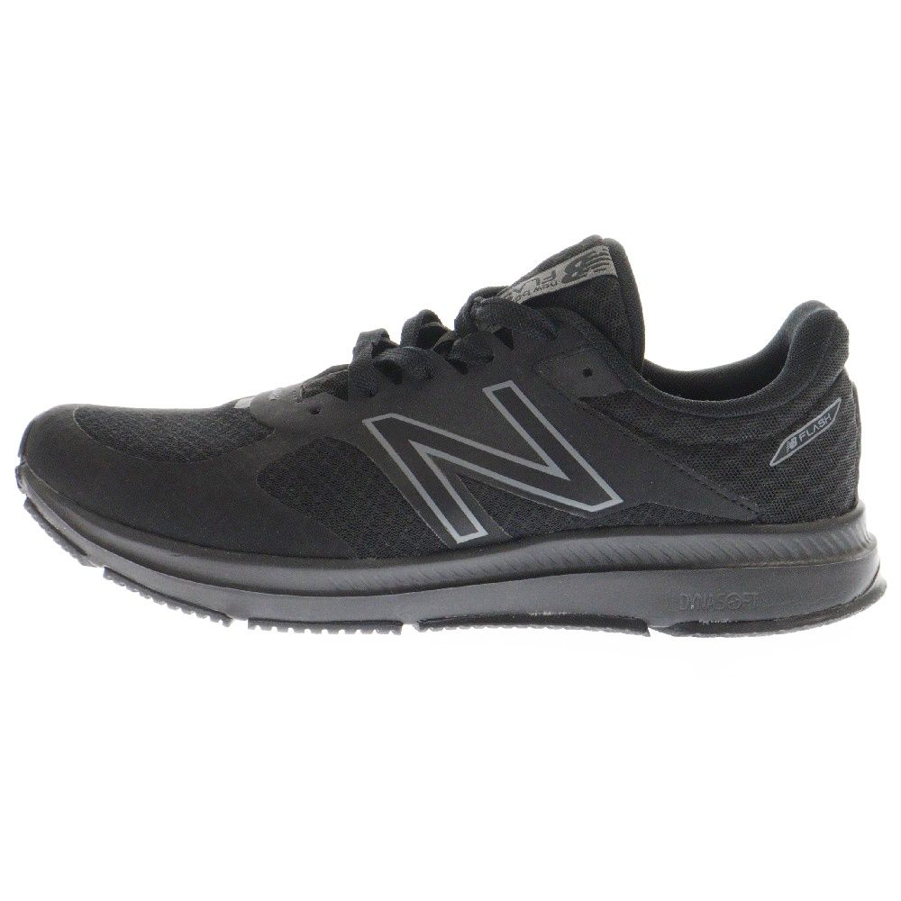 New Balance (ニューバランス) MFLSHTB5 メッシュ切り替えレースアップローカットスニーカー ブラック US10/28cm