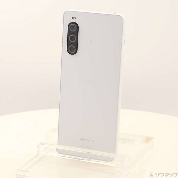 中古品〕 Xperia 10 V 128GB ホワイト SO-52D docomo SIMフリー