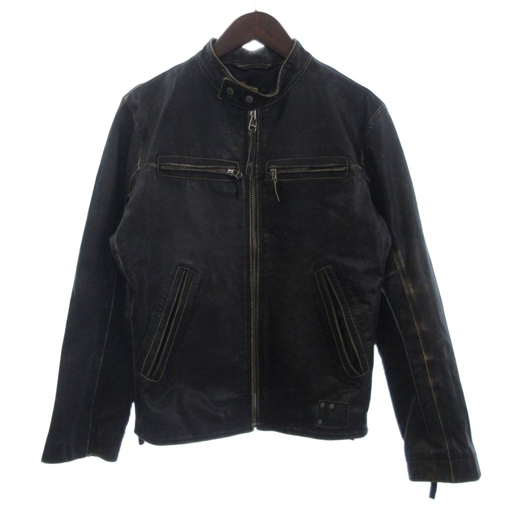 ディーゼル DIESEL ライダースジャケット ブルゾン シングル