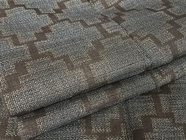 平和屋着物○結城紬 100亀甲 霞文 正絹 逸品 DAAS2322tw