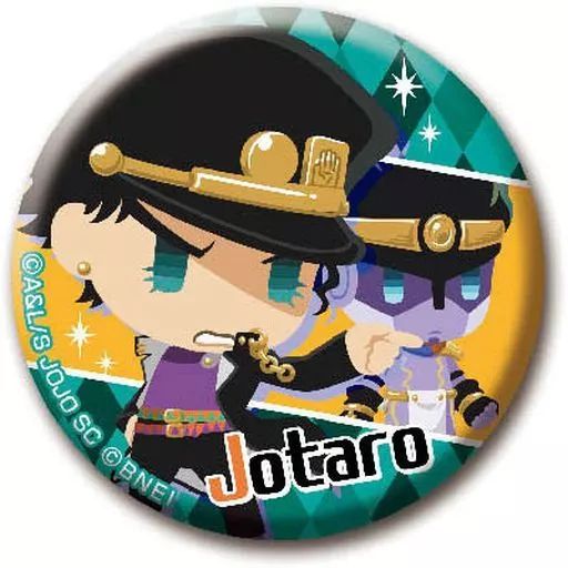 ジョジョの奇妙な冒険 空条 承太郎 ピタパタポップ 缶バッジ