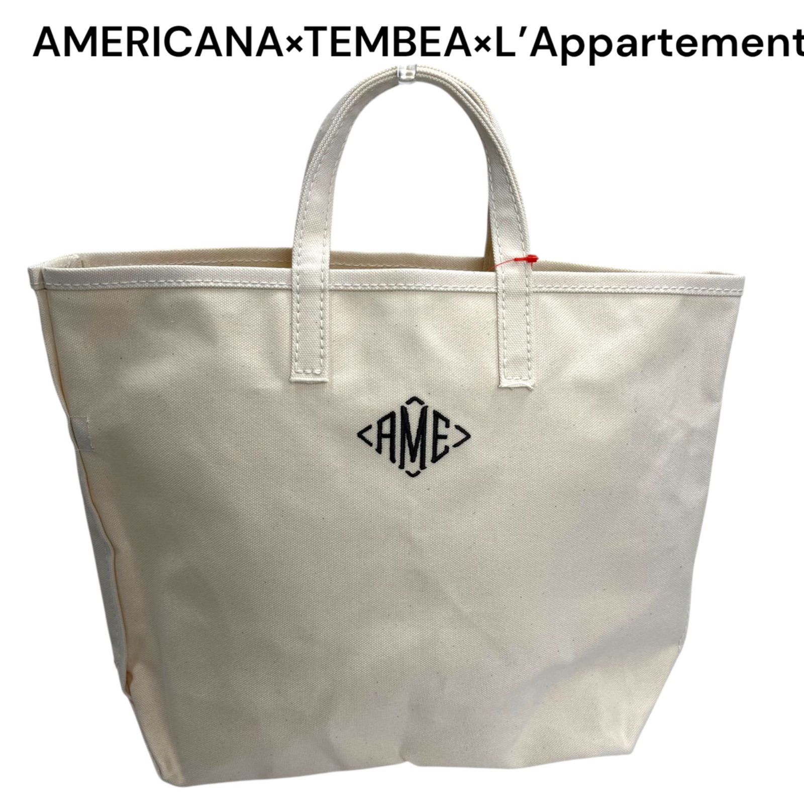 極美品 AMERICANA×TEMBEA×L'Appartement AME Tote Bag ユニセックス