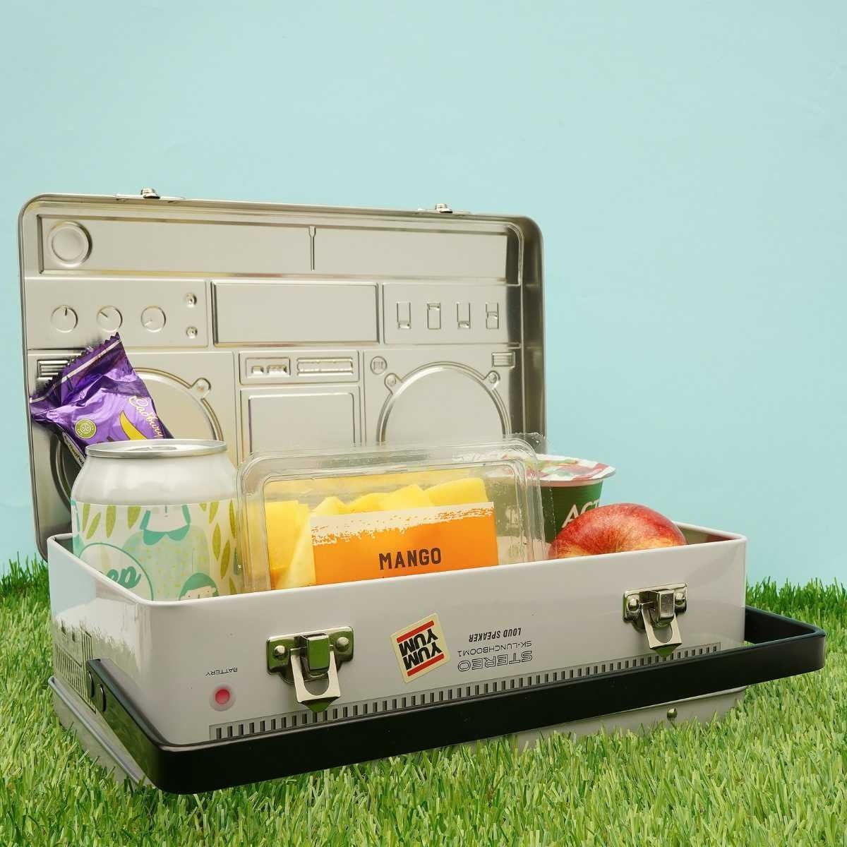 新品】レトロ フードトラック ティン SUCK UK 缶 トランク ランチ