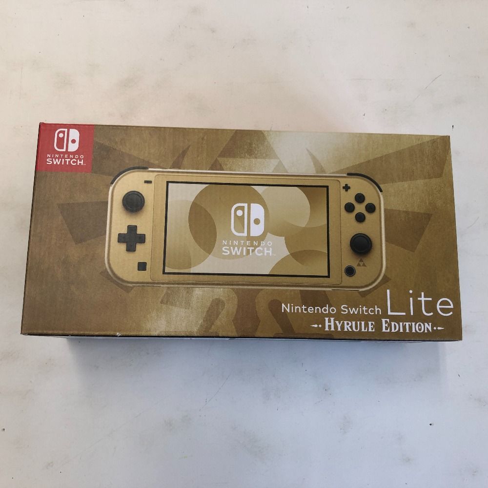 02w11825 Nintendo Switch Lite ニンテンドースイッチライト HYRULE EDITION ハイラルエディション ※未使用品【品】