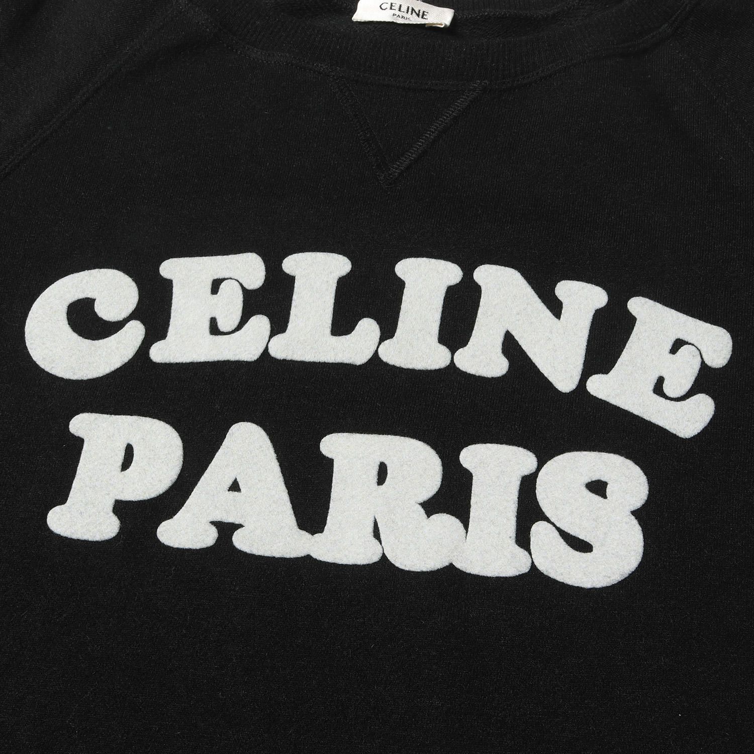 moco　CELINE スウェット S CELINE スウェットネイビーS