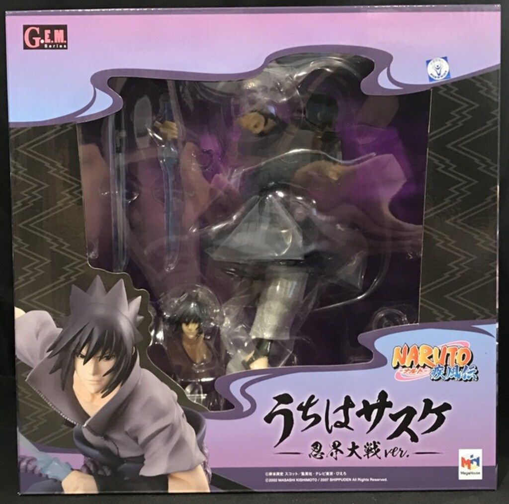 NARUTO g.e.m. うちはサスケ 忍界大戦ver. メガハウス G.E.M.シリーズ NARUTO-ナルト- 疾風伝 うちはサスケ 忍界大戦