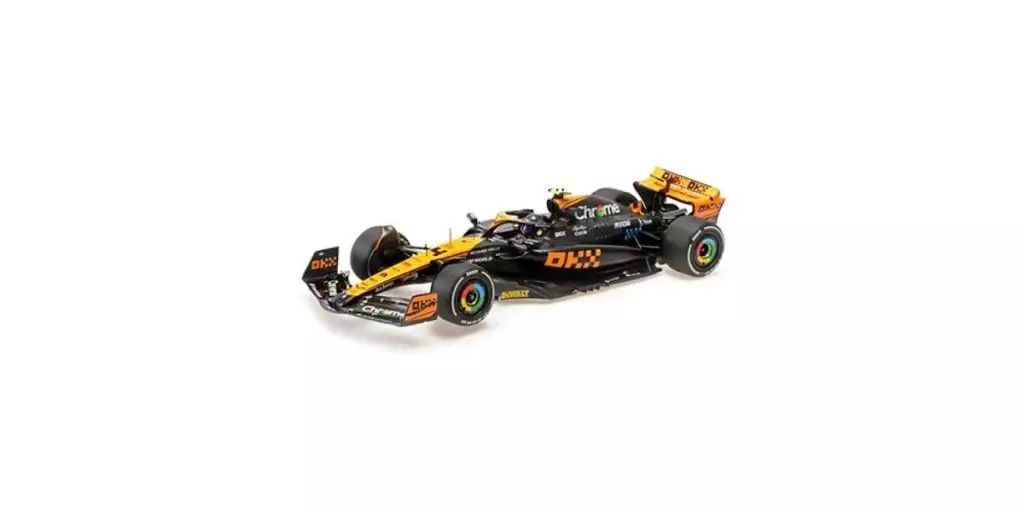 ミニチャンプス 1/18マクラーレン F1 ランドノリス 2023年 日本GP 3
