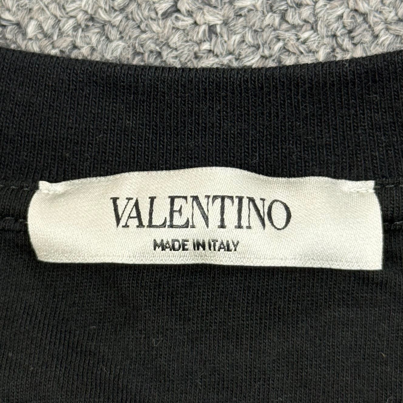 国内正規 VALENTINO × UNDERCOVER TIME TRAVELLER T-SHIRT タイムトラベラーTシャツ カットソー ヴァレンティノ アンダーカバー コラボ SV0MG03W5QE ブラック M 64314A6