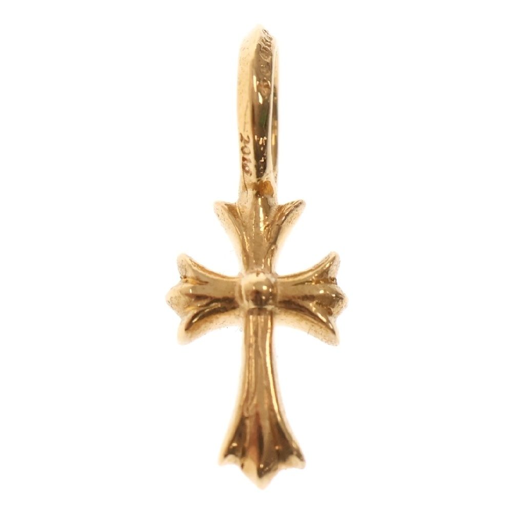 CHROME HEARTS クロムハーツ 22K STACK CH CROSS V2 CHクロススタックチャーム ペンダントトップ ゴールド BCA050