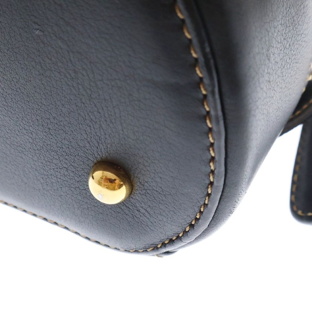 LOEWE (ロエベ) アントン バックパック ブラック レザー ポーチ  