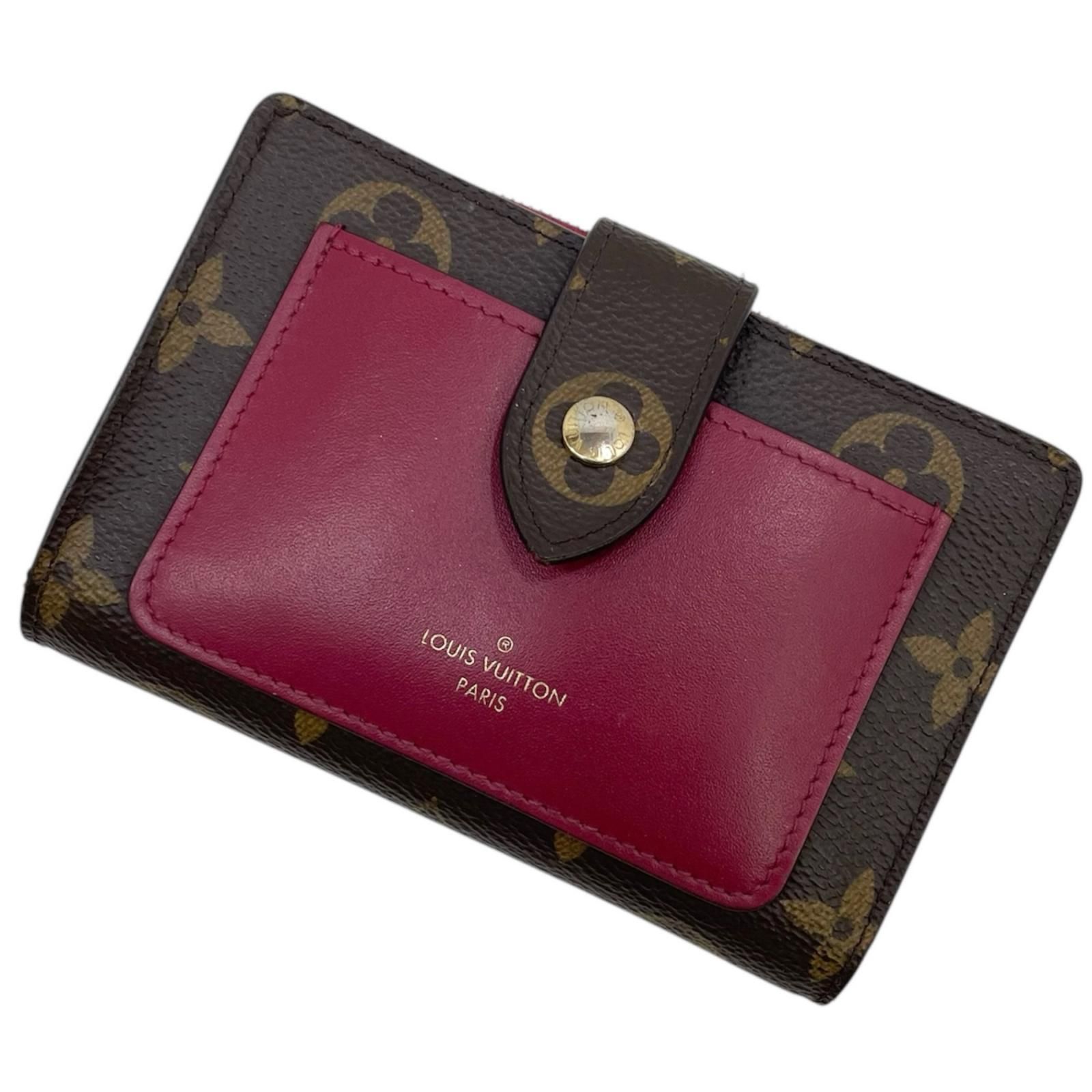 LOUIS VUITTON | ルイ ヴィトン ポルトフォイユ ジュリエット モノグラム 二つ折り 財布 M69433 ブラウン×フューシャ 尾張小牧店