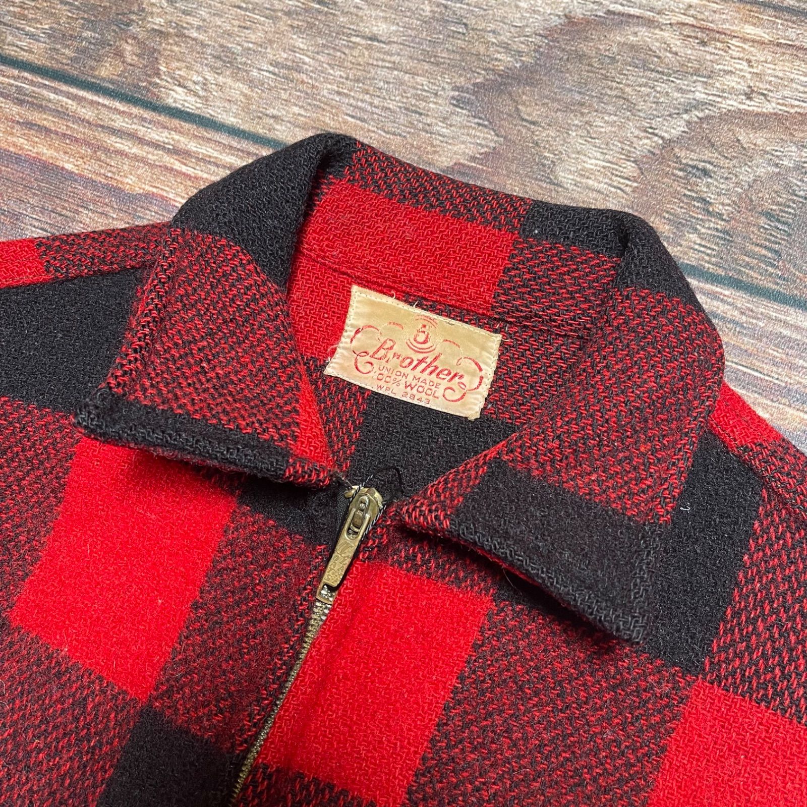 50's USA製 FIVE BROTHER ウールマッキーノジャケット - メルカリ