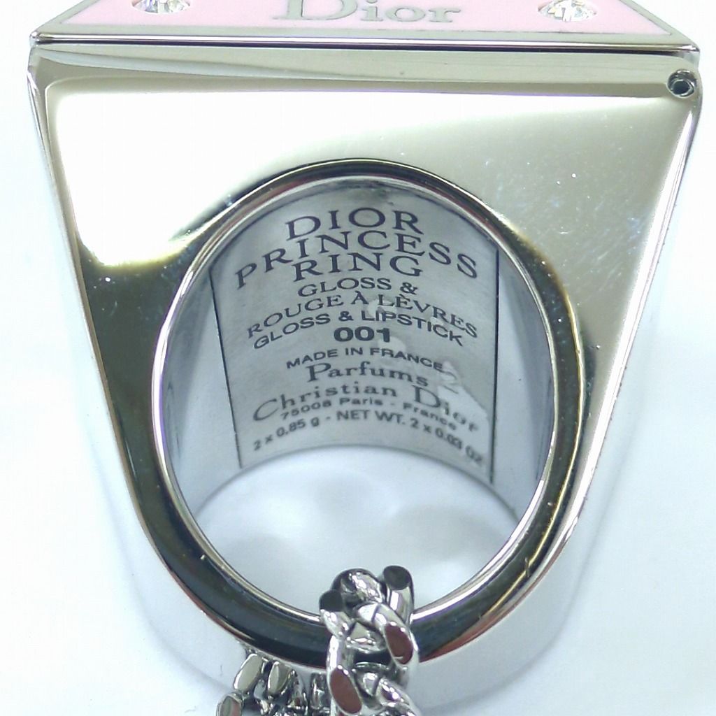 【新品✨未使用】クリスチャンディオール　プリンセス　リング　001 クリスチャンディオール プリンセス リング リップグロス 001 約