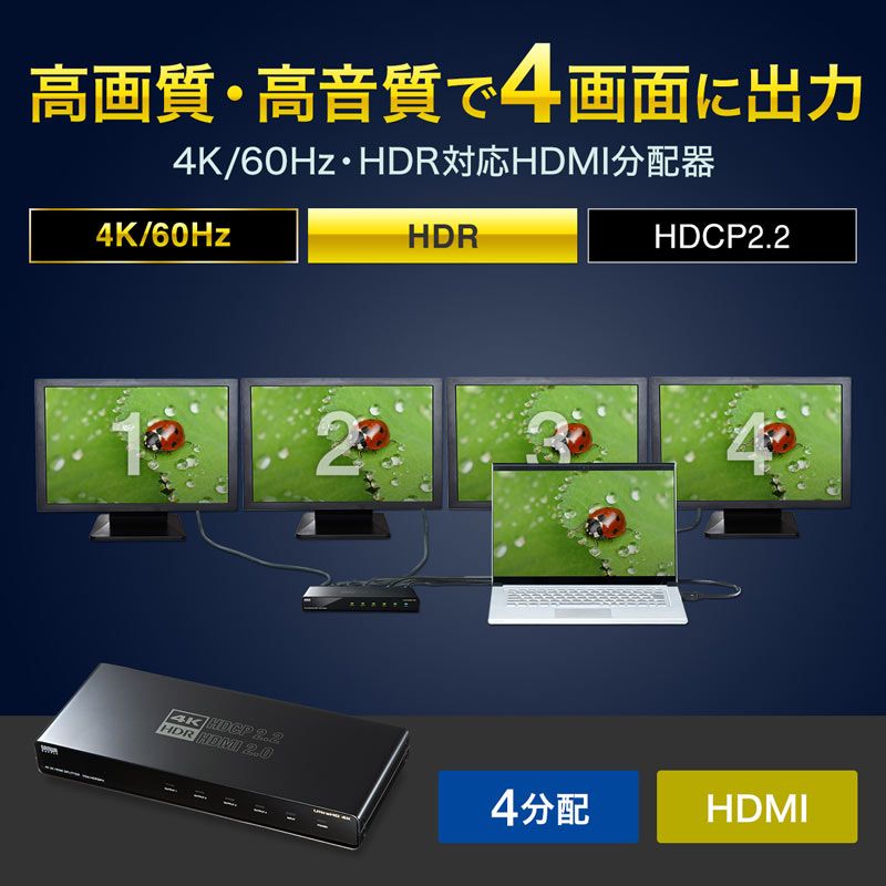 VGA-HDRSP4 1点