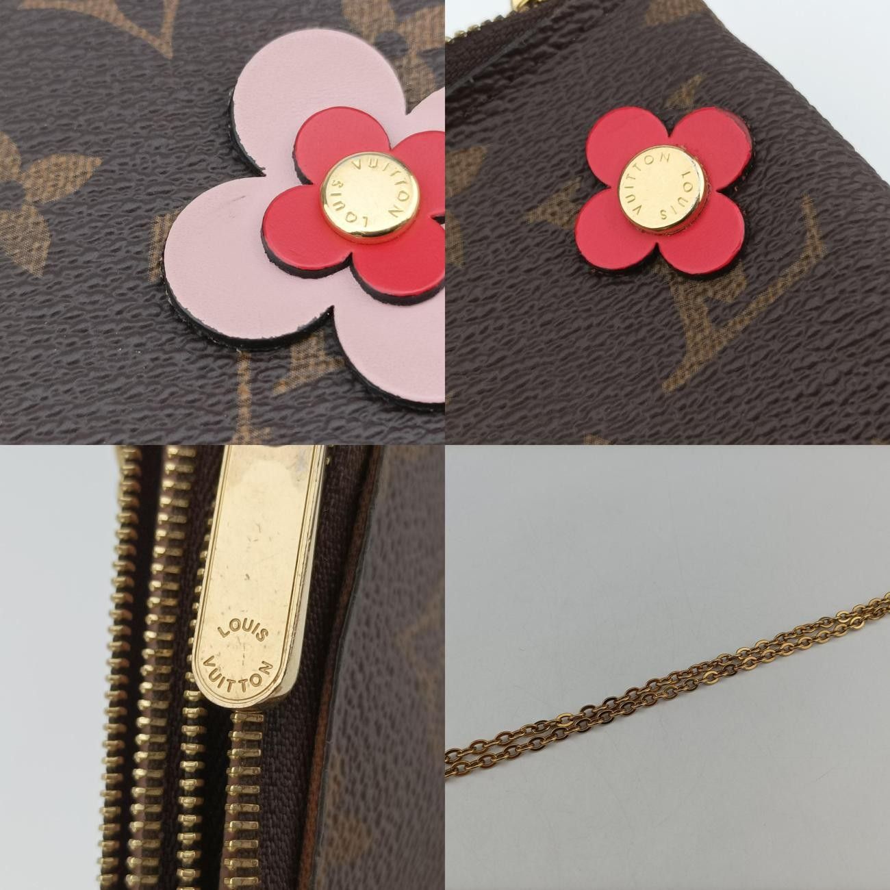 ドゥーブルジップ ブルーミングフラワーモノグラム