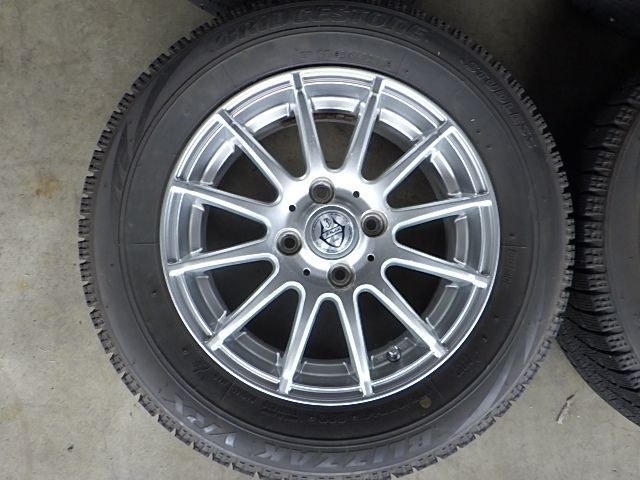 2210-298　weds JOKER　アルミホイール＆スタッドレスタイヤ　175/65R14　2018年　4本セット