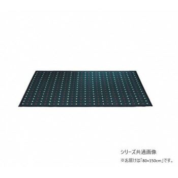 掛川マット十和田 掛川織 い草玄関マット 80x150cm ブラック TSN341259