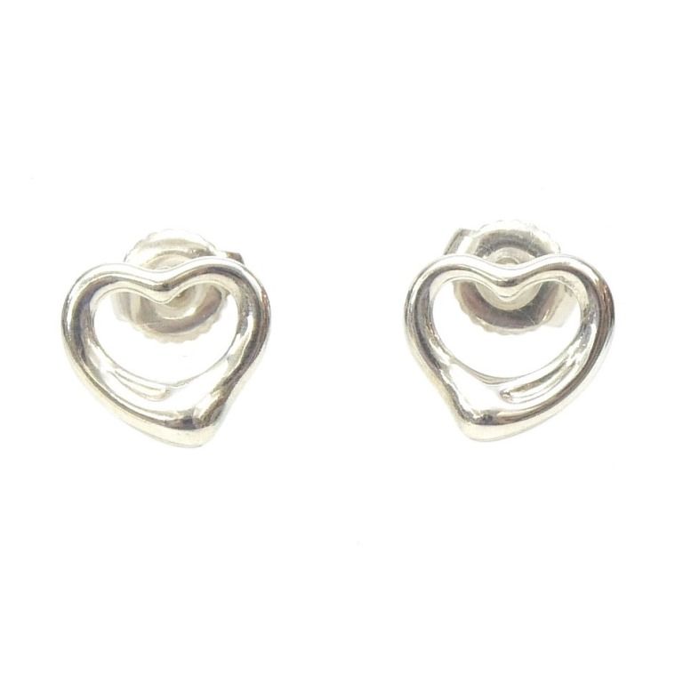 美品 Tiffany&Co. ティファニー オープンハート ピアス SV925 TIFFANY&Co. TIFFANY ＆ Co. ティファニー オープンハートピアス