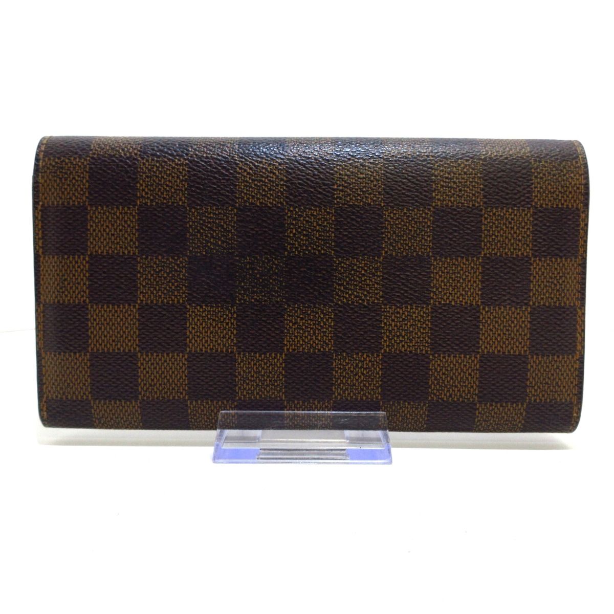 LOUIS VUITTON(ルイヴィトン) 長財布 ダミエ ポルトフォイユ・サラNM2 N61734 エベヌ ダミエ・キャンバス - メルカリ