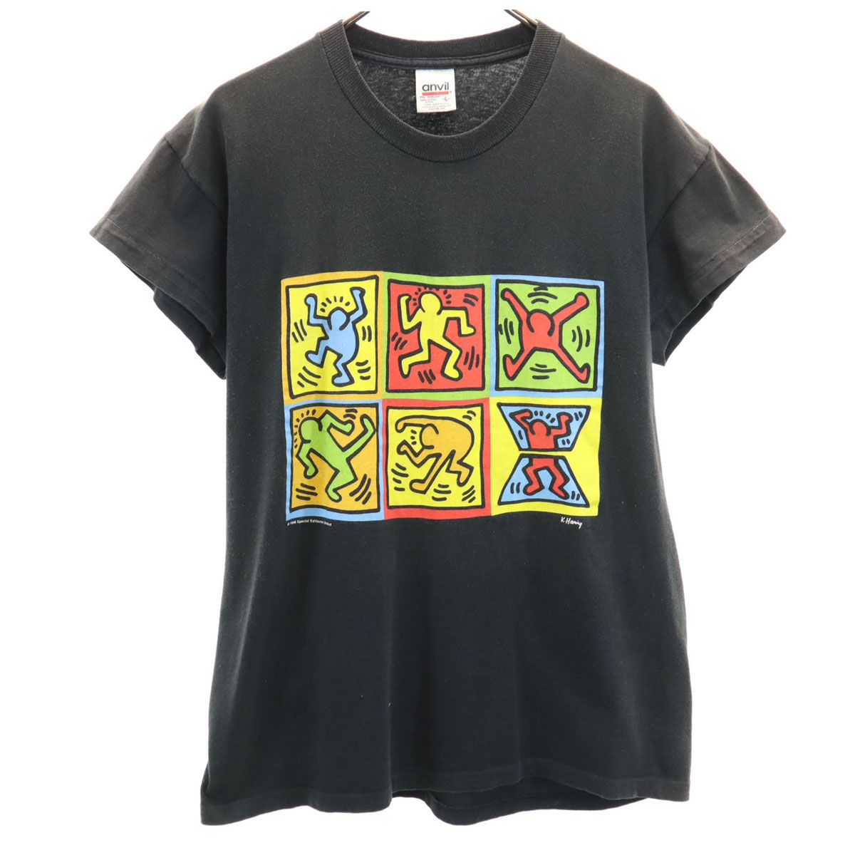 anvil アンヴィル 90s オールド キースヘリング 半袖 Tシャツ L 