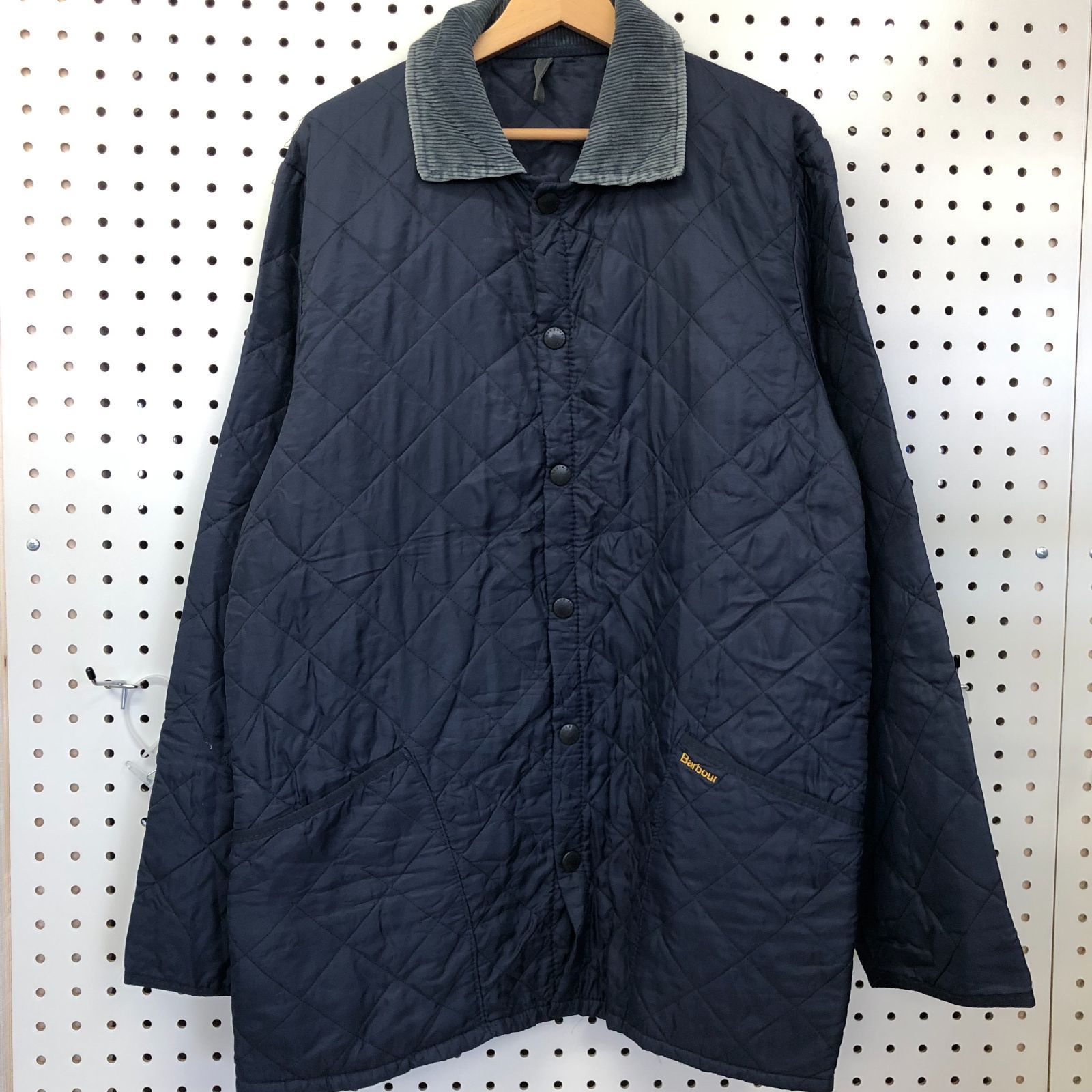 Barbour バブアー キルティングジャケット ナイロン中綿 襟 
