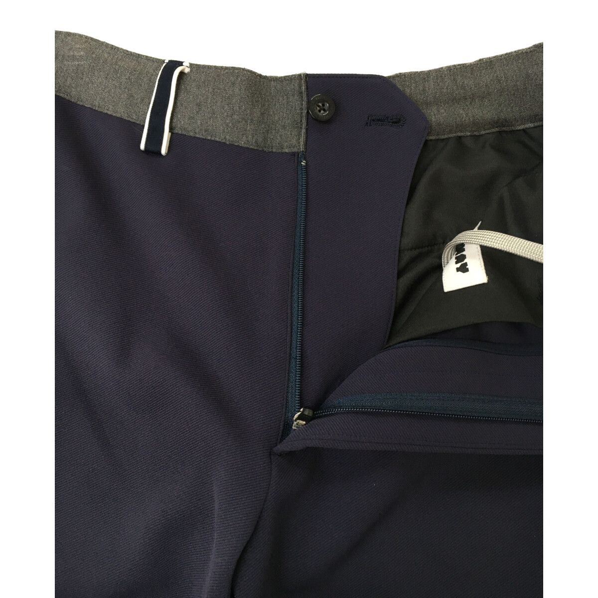 中古 メンズ ディセンバーメイ DECEMBERMAY パンツ M 紺×グレー