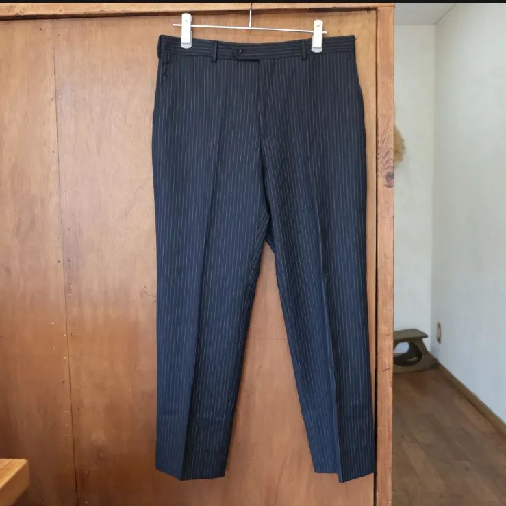 50s 60s vintage スラックス ストライプ グリーン ベージュ