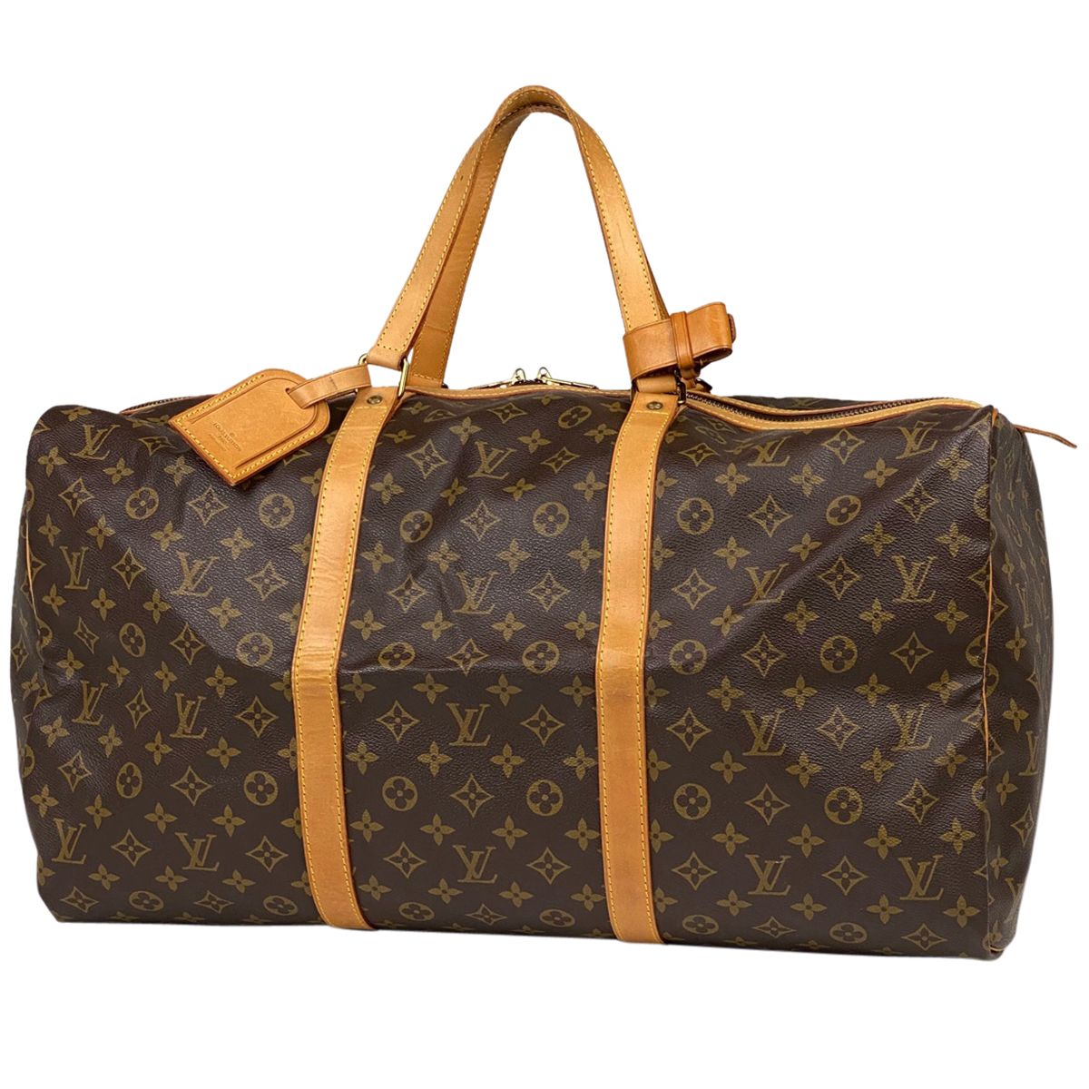 ルイ・ヴィトン Louis Vuitton サック ス―プル 55 旅行 出張 ボストンバッグ モノグラム ブラウン M41622 レディース 【中古】