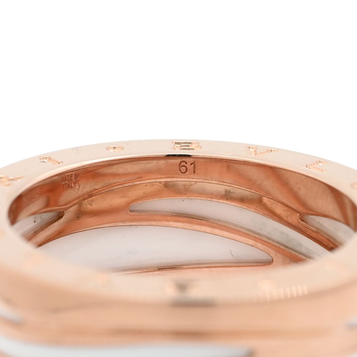 ピンクゴールド×ホワイト