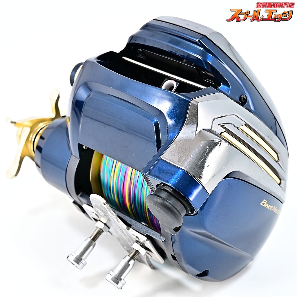  シマノ 19ビーストマスター 6000 使用距離39 7 km 使用253 5時間 Tマーク型カスタムハンドルノブ装着 SHIMANO m 42595 電動リール リール