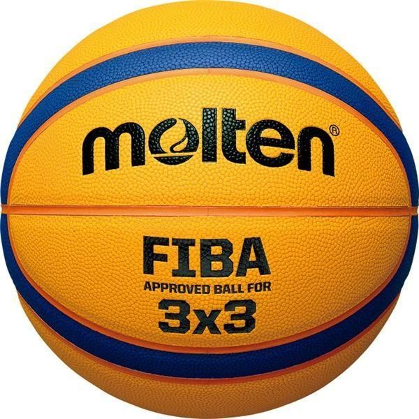 〔モルテン Molten〕 3×3 バスケットボール 〔直径6号 重さ7号相当〕 人工皮革 リベルトリア5000 〔運動 スポーツ用品〕