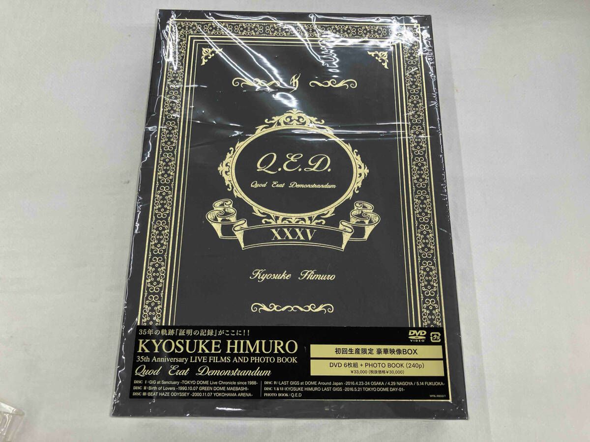 Q.E.D. KYOSUKE HIMURO 35周年記念DVD Amazon.co.jp: KYOSUKE HIMURO 35th Anniversary LIVE FILMS AND