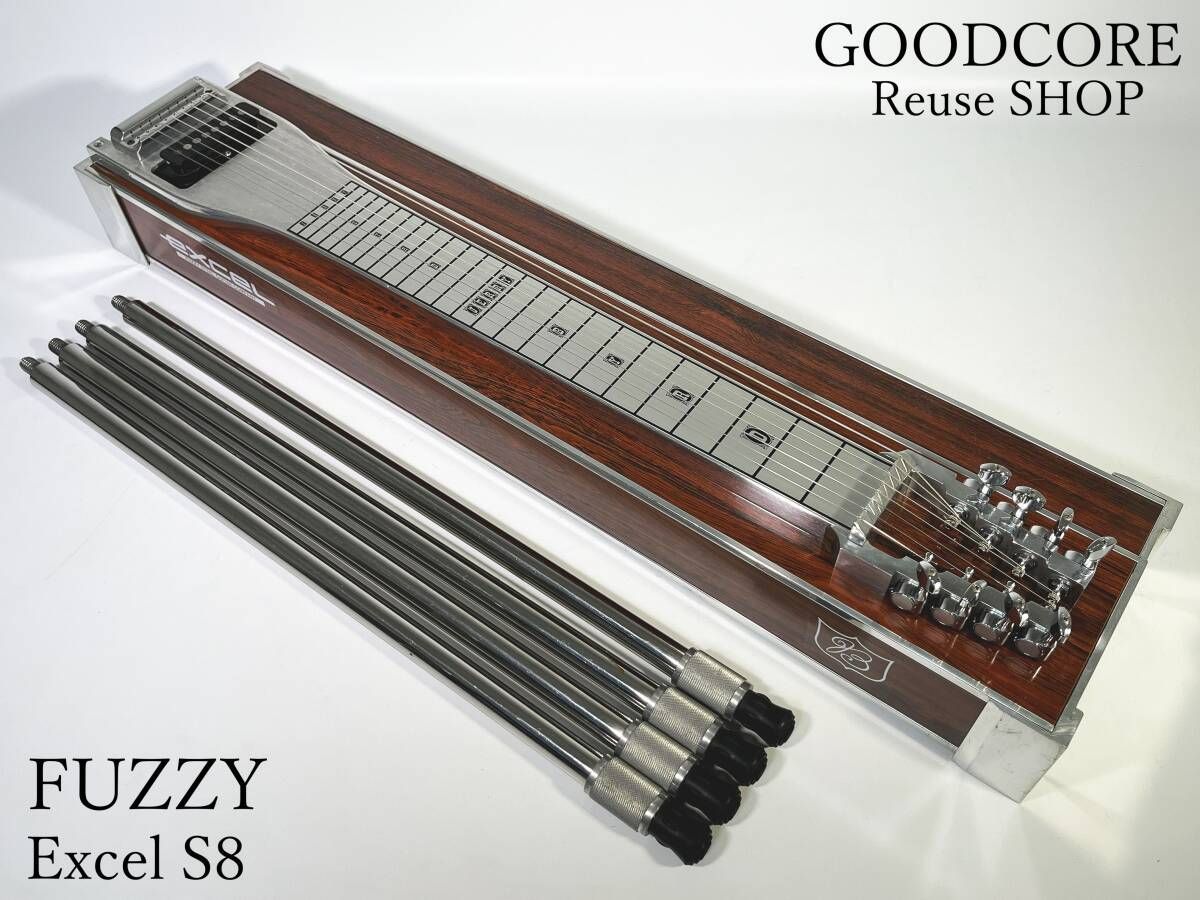 FUZZY EXCEL Jerry Byrd S8 ファゼイ エクセル ジェリーバード スチールギター スティールギター 8弦 ハードケース付●R710315