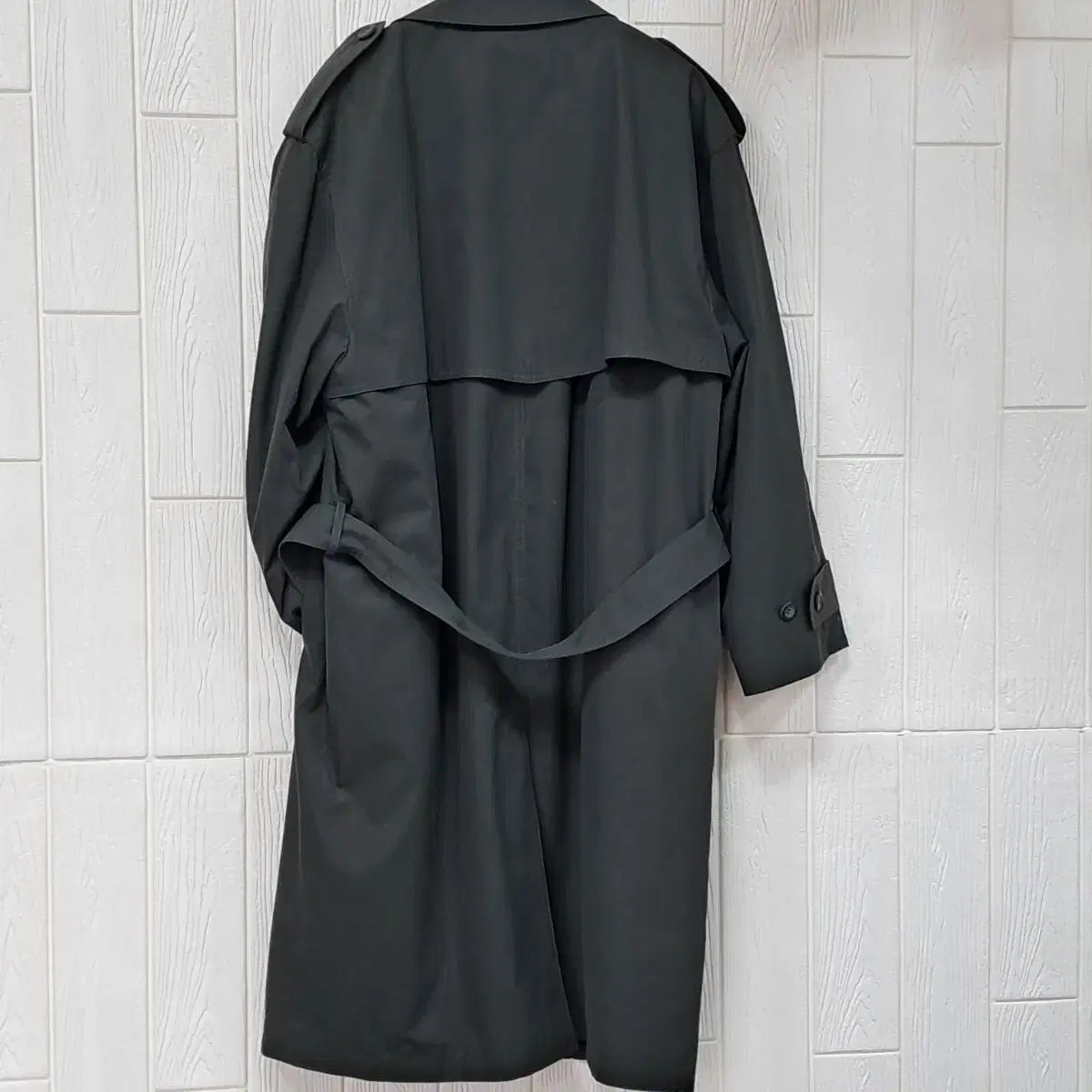 コーロンスポーツ ARPEGGIO ブラック ロング トレンチ コート