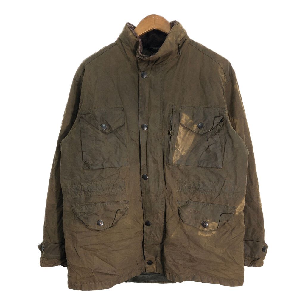 Barbour バブアー SAPPER オイルドジャケット カーキ (メンズ L) 中古 