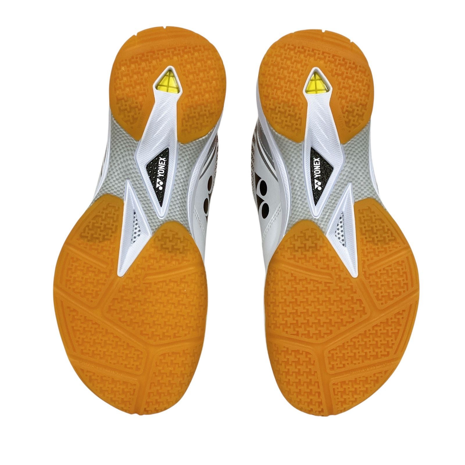 YONEX パワークッション65Zワイド バドミントン シューズ 白×橙 楽天市場】ヨネックス パワークッション65Zワイド YONEX