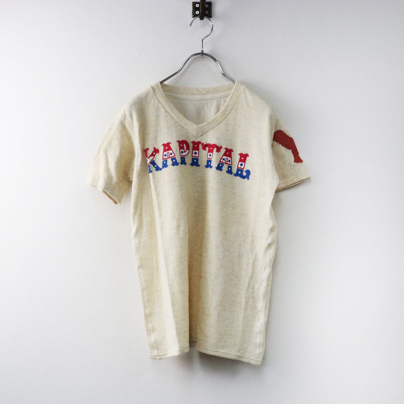 レア初期 KAPITAL ポンチョ 良品 ベージュ キャピタル アイテムから探す | KAPITAL