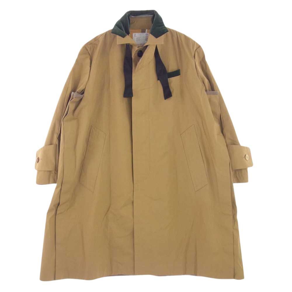 Sacai サカイ ステンカラーコート 20SS 20-02210M オーバーサイズ