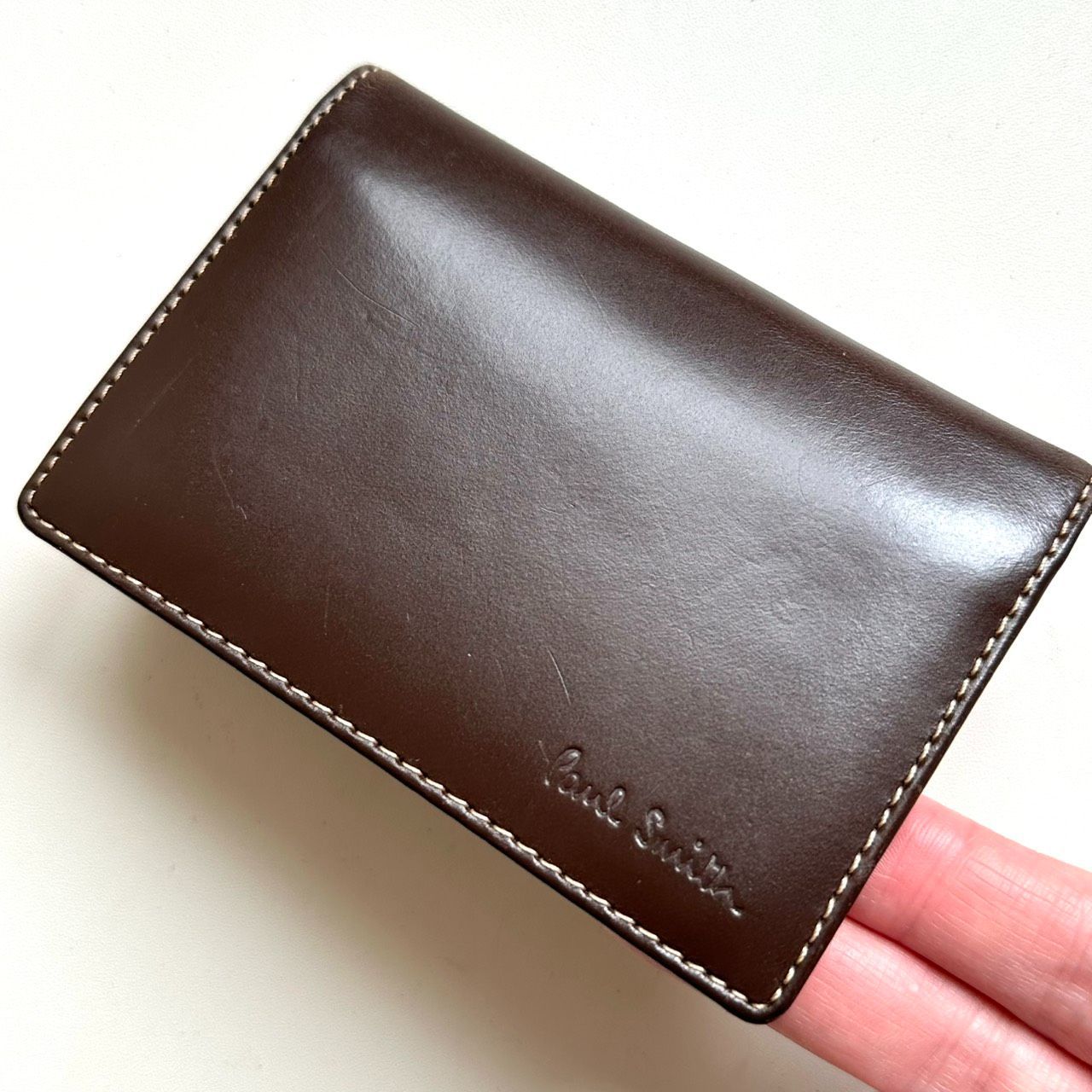 ブライドルレザー ダークブラウン