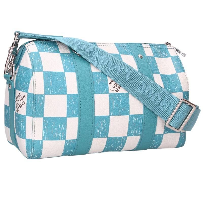 ルイヴィトン N50076 シティキーポル ダミエチェッカーボードショルダーバッグ メンズ