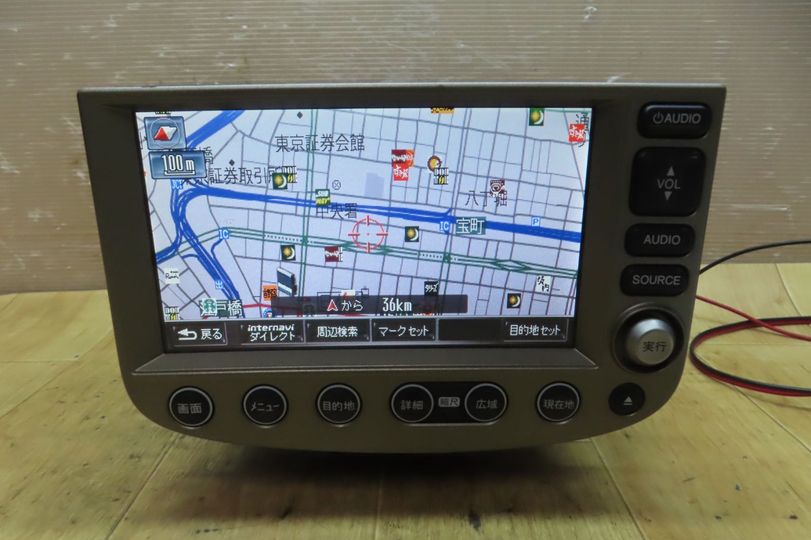 付 F2232|ホンダ フィット GP1 前期型 純正 HDDナビ 39540-TF2-013|YR439L 地図2013年 Bluetooth内蔵 CD DVD再生OK 本体のみ
