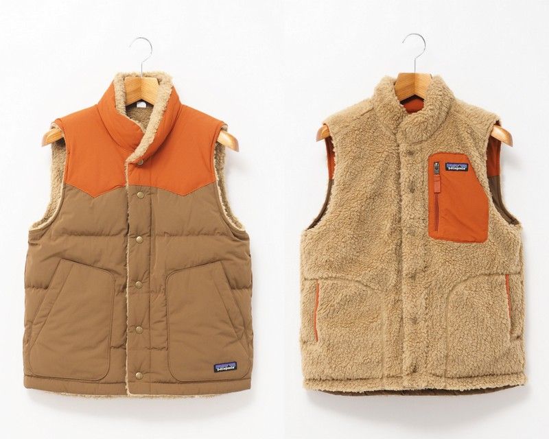 美品patagonia パタゴニア ≪REVERSIBLE BIVY DOWN VEST/メンズ